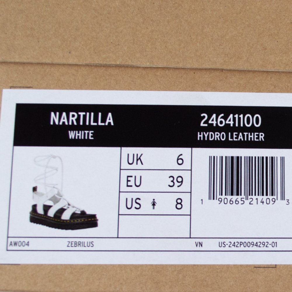 Dr. Martens Nartilla Gladiator White Sandal - Picture 5 of 11